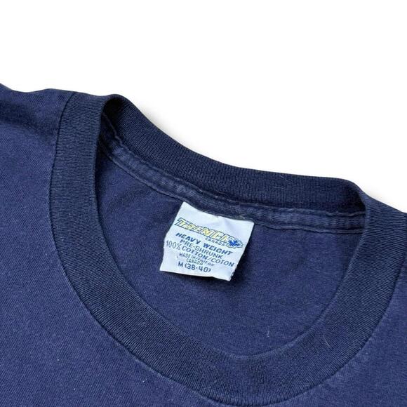 Vintage Toronto Maple Leafs T-Shirt Trench NHL Hockey Graphic Tee Medium 90s Y2K - Picture 4 of 8